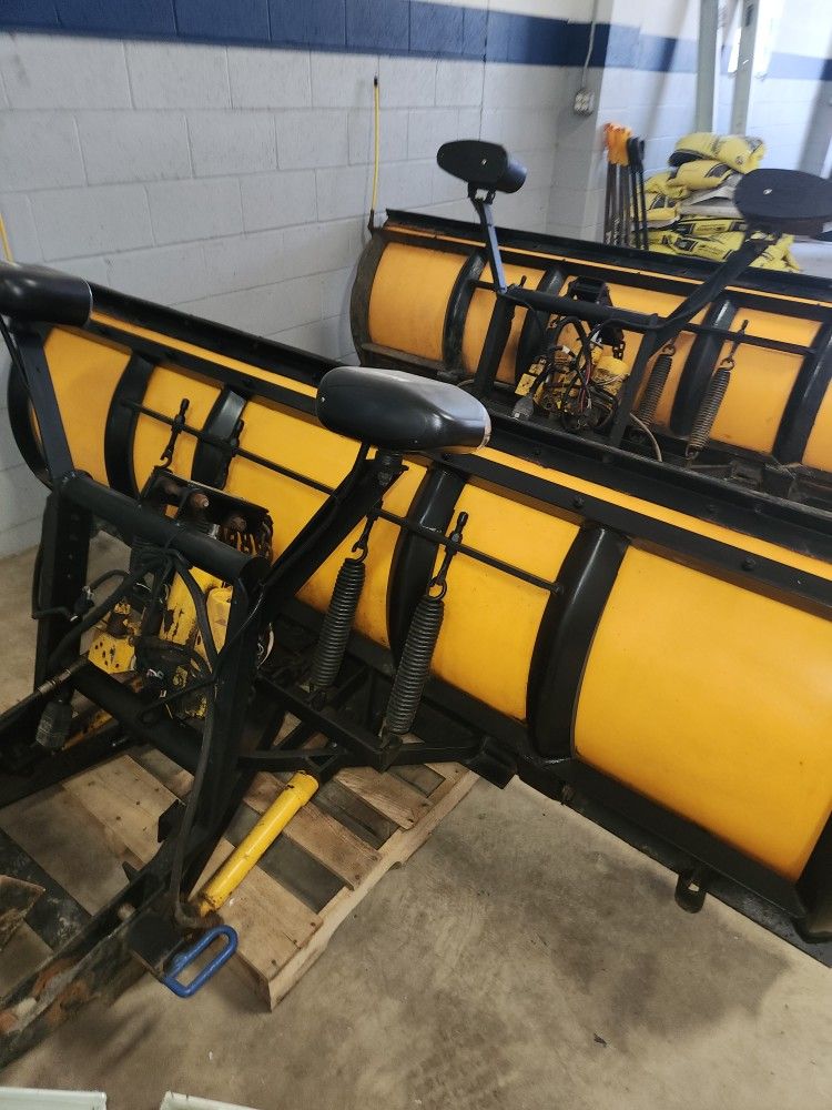 2 8ft 6in Poly Plows 