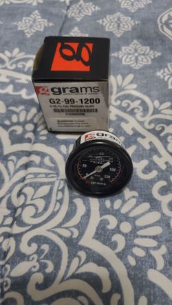 Fuel gauge grams