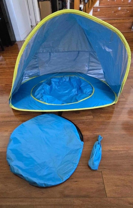 NEW Baby Beach Tent Pool, Portable Sun Shelter with UV Protection, Beach Shade Tent for Infant