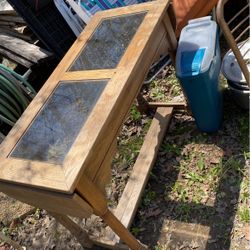 Sofa Table Needs Staining 