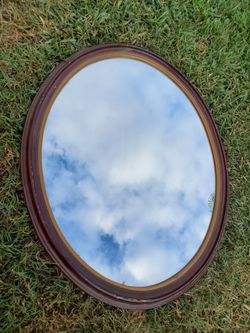 Vintage Oval Mirror 