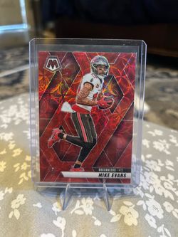2025 Mike Evans Red Scope Mosaic Football Card🔥