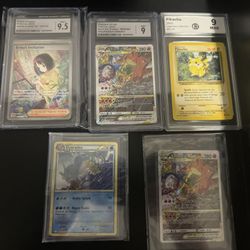 Pokemon Slabs/ raw Cards