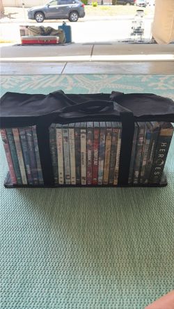 DVD Movie Collection – 20 + Movies & TV Seasons with Storage Case