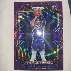 Jonathan Kuminga Purple Pulsar Rookie Prizm 