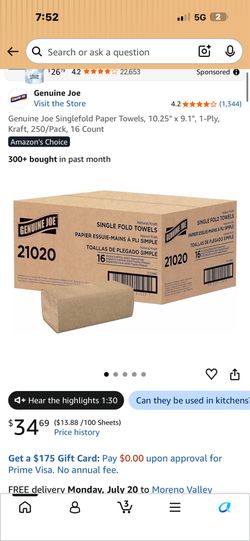 Paper towels