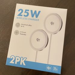 Brand New : 25W Magnetic Wireless Charging Pad 2packs 