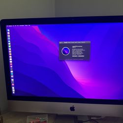 iMac 27” Retina 5k Computer