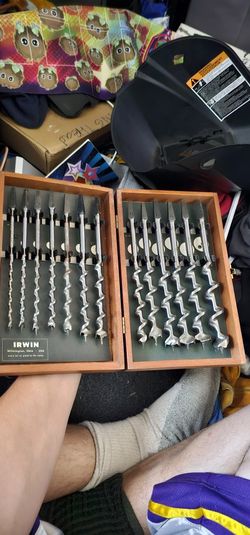 Irwin Auger Bits Vintage Bit And Brace Type Drill Bitd