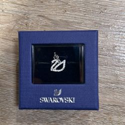 NEW IN BOX  - Swarovski Swan Pendant/Charm
