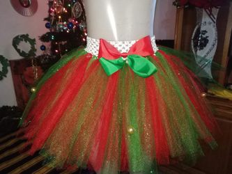 Christmas tutu skirt