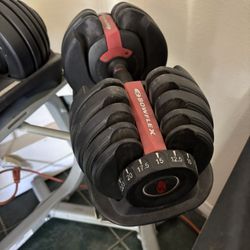 BOW-FLEX DUMBBELLS 