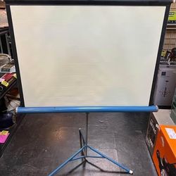 Vintage Portable Screen 37"x27" Projector