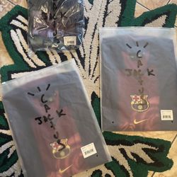 Travis Scott X Nike X Barcelona Team Jersey Size M  (single Jersey Only)