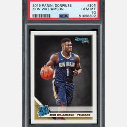 Zion Williamson Rated Rookie PSA 10
