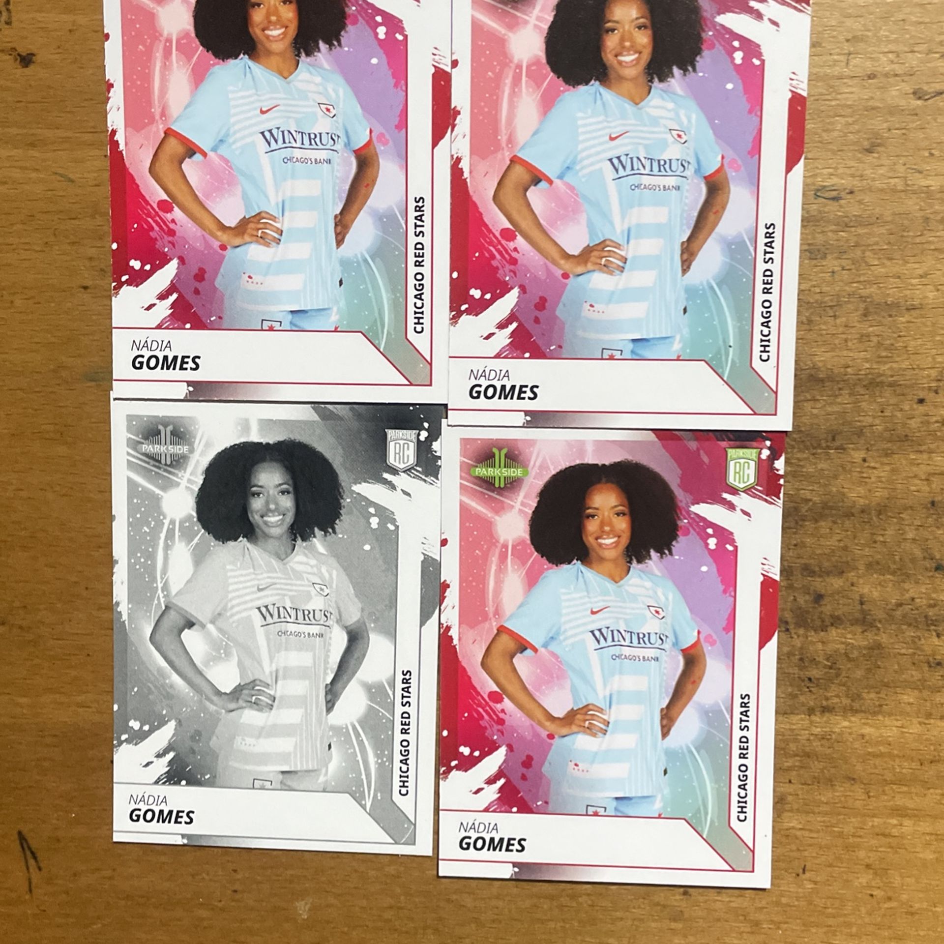 2024 PARKSIDE NADIA GOMES 4 CARD ROOKIE LOT