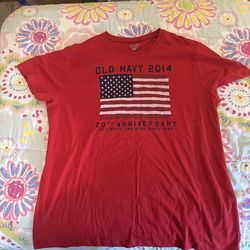 Old Navy 2014 Flag Tee - 20th Anniversary Edition
