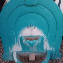 Turquoise Decorative Wall Mount Fountain
