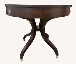 Round Pedestal Entry Table
