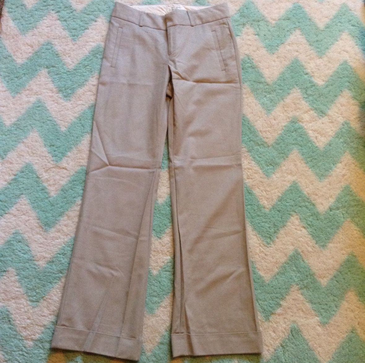BANANA REPUBLIC khaki 718 martin pants: size 2
