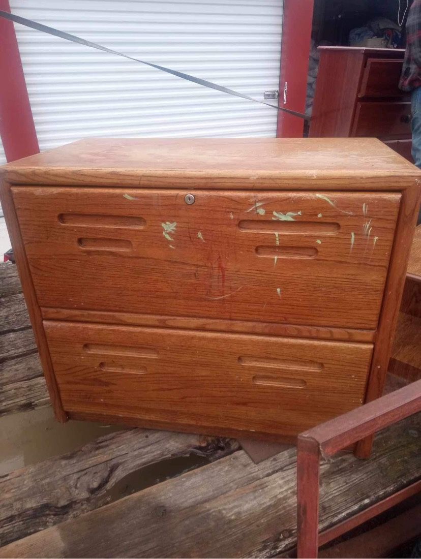 Wooden Lateral Filing Cabinet