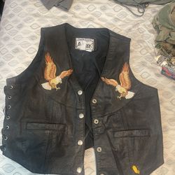 Leather Jacket  M”