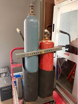 Victor Cutting torch setup