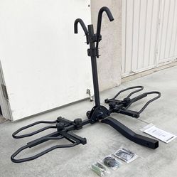 Brand New $99 Heavy-Duty (2 Bike Rack) Wobble Free Tilt Electric Bicycle Carrier 160 lbs Max, 2” Hitch