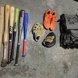 Baseball Bat Glove Bag Cleats