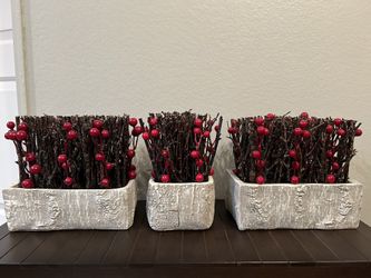Holiday Christmas Berries Decor 