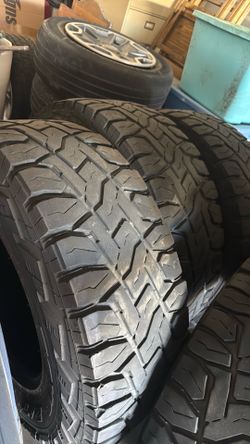 Toyo open country RT 37x12.50 18 50% or so left