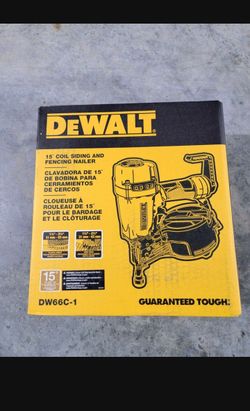 DEWALTPneumatic 15-​Degree Coil Corded Siding Nailer