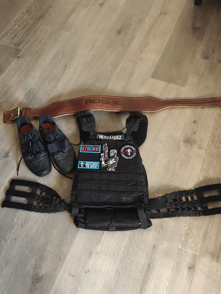 511 Weighted Vest, Lifters And Belt