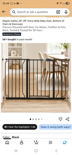 Up to 49" child / pet gate