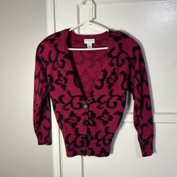 Vintage 90s Christian Dior Lambswool Cardigan Angora Sweater Rabbit Hair P XS-Small