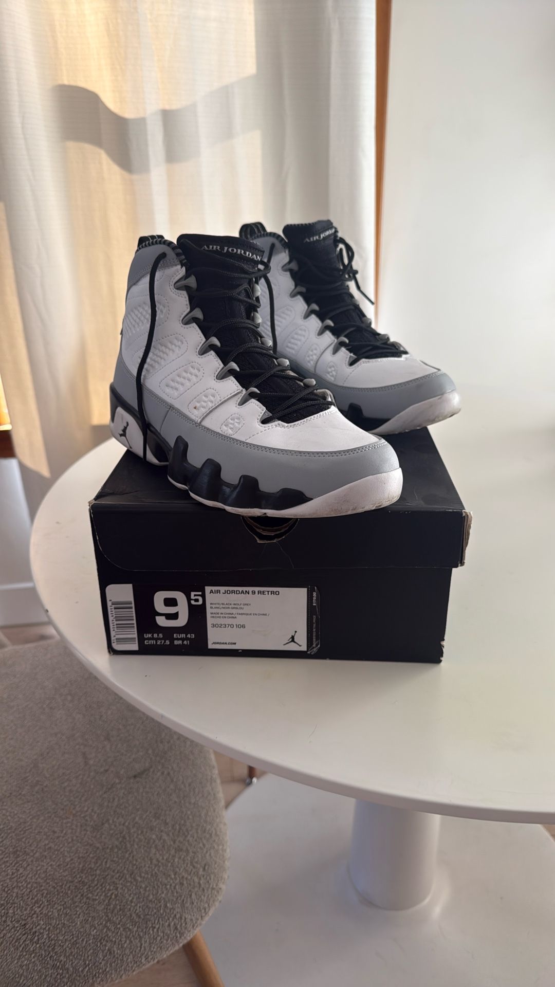 Jordan 9 Retro Barons
