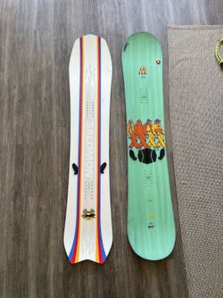 Snowboards SALOMON 154 and ARBOR 155W