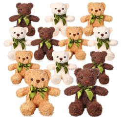 Teddy Bears  - 12 Pieces - 10 Inches Bears