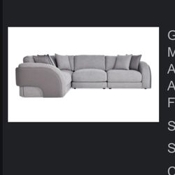 Gray Couch Sectional