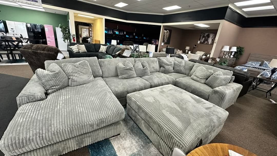 Color Options Modular Corduroy Sectional Couch Set 🌟⭐$39 Down Payment with Financing ⭐ 90 Days same as cash