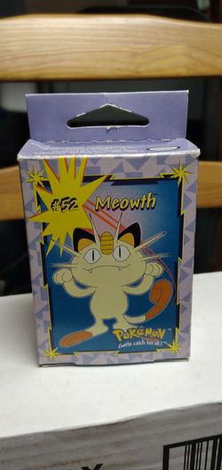 Vtg 1999 POKEMON Meowth #52 50 Piece Mini Puzzle Milton Bradley