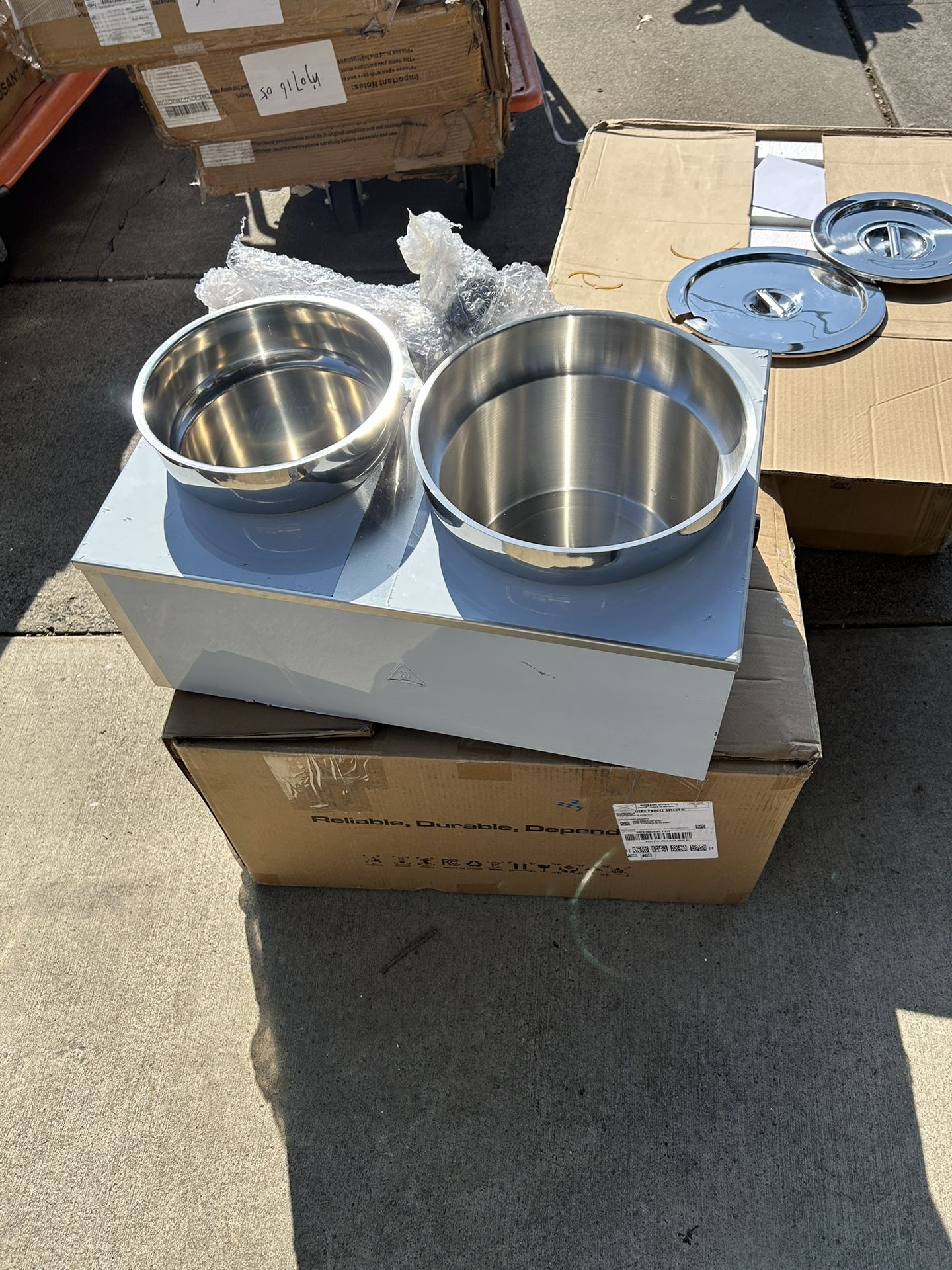 Brand New 2 Pan Commercial Food Warmer For $120,All Products : American Fashion Style Bags On Sale