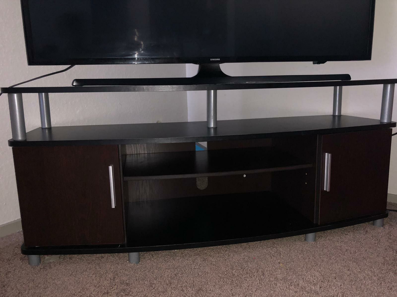 Samsung 48 inch led smart HDTV and Tv stand
