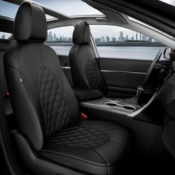 Car Seat Covers Toyota Camry 2018-2024, XLE XSE V6, Custom Car Seat Covers Full Set, Waterproof Breathable Leather Seat