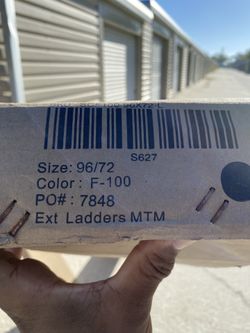 Faux wood custome blinds 96”*72” new