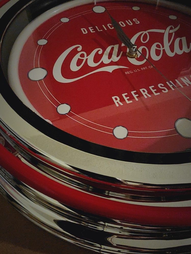 Coca Cola Harley Davidson Darts Neon Clock