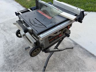 10" Craftsman Table Saw with built in stand