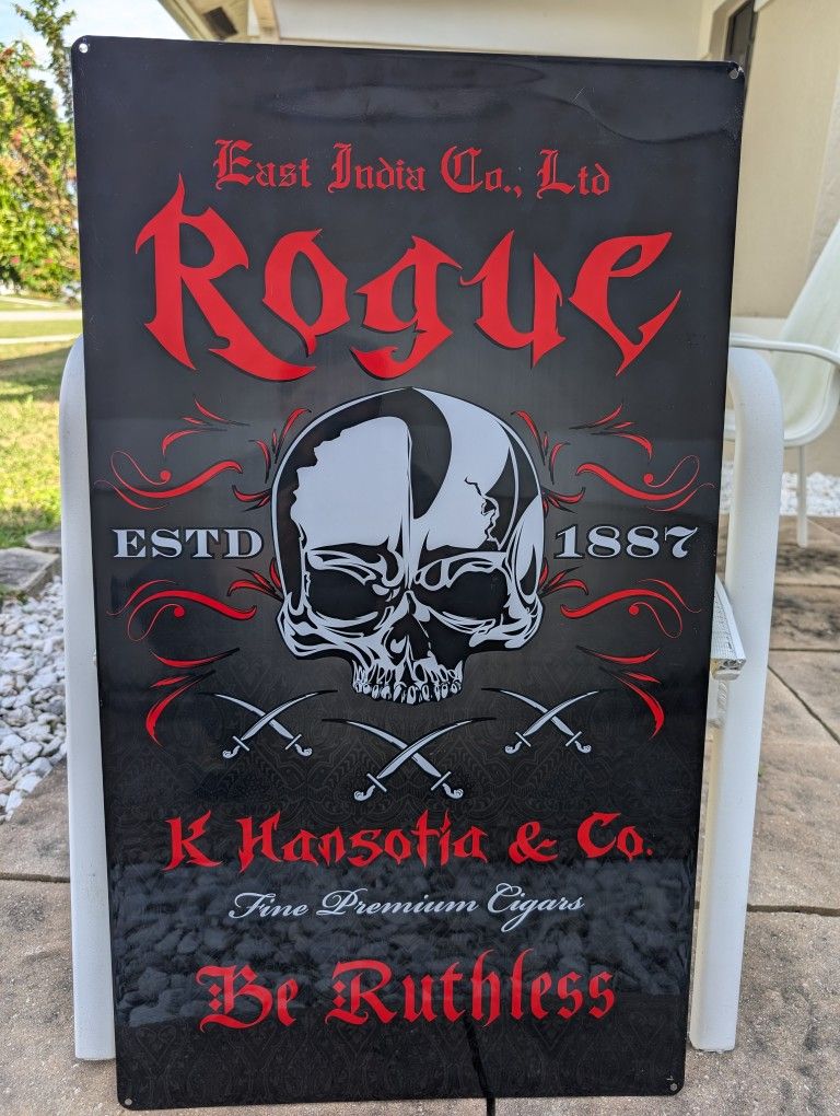 Rogue East India Cigar Sign