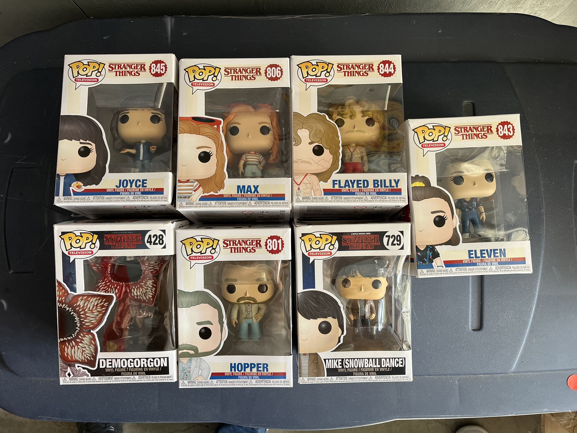 Stranger Things Funko Pops 
