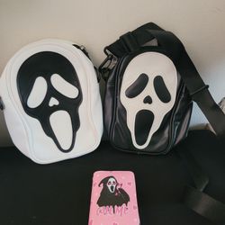 Ghost face Halloween Bags